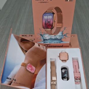 MK-76 AMOLED Smart Watch – AMOLED Display, Bluetooth Calling & Health Monitoring